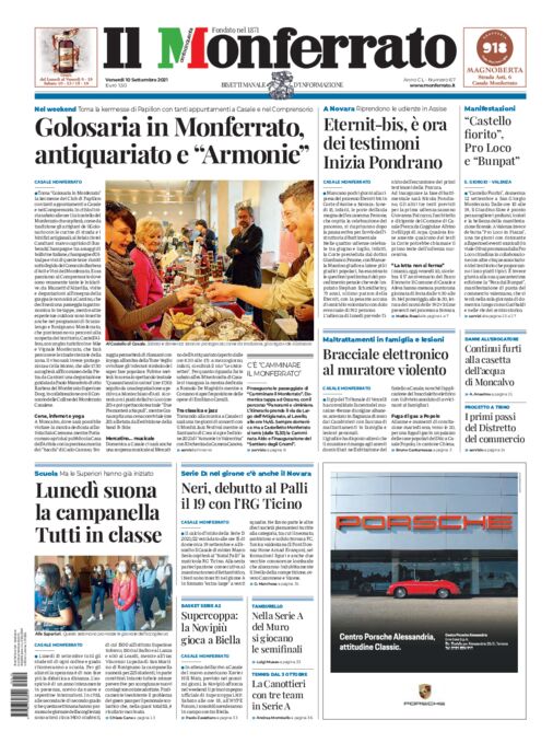 Il Monferrato - Edizione 67 del 10/09/2021